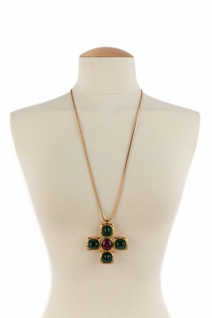 Collier "Croix" Chanel 1984's