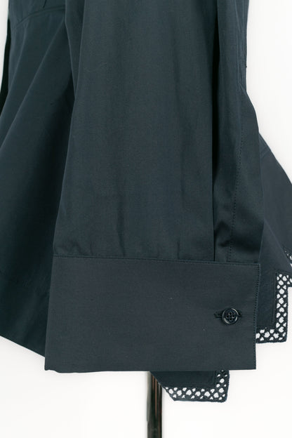 Chemisier bleu Alaïa 