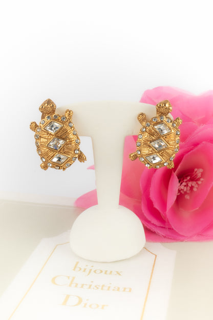 Boucles d'oreilles tortues Dior
