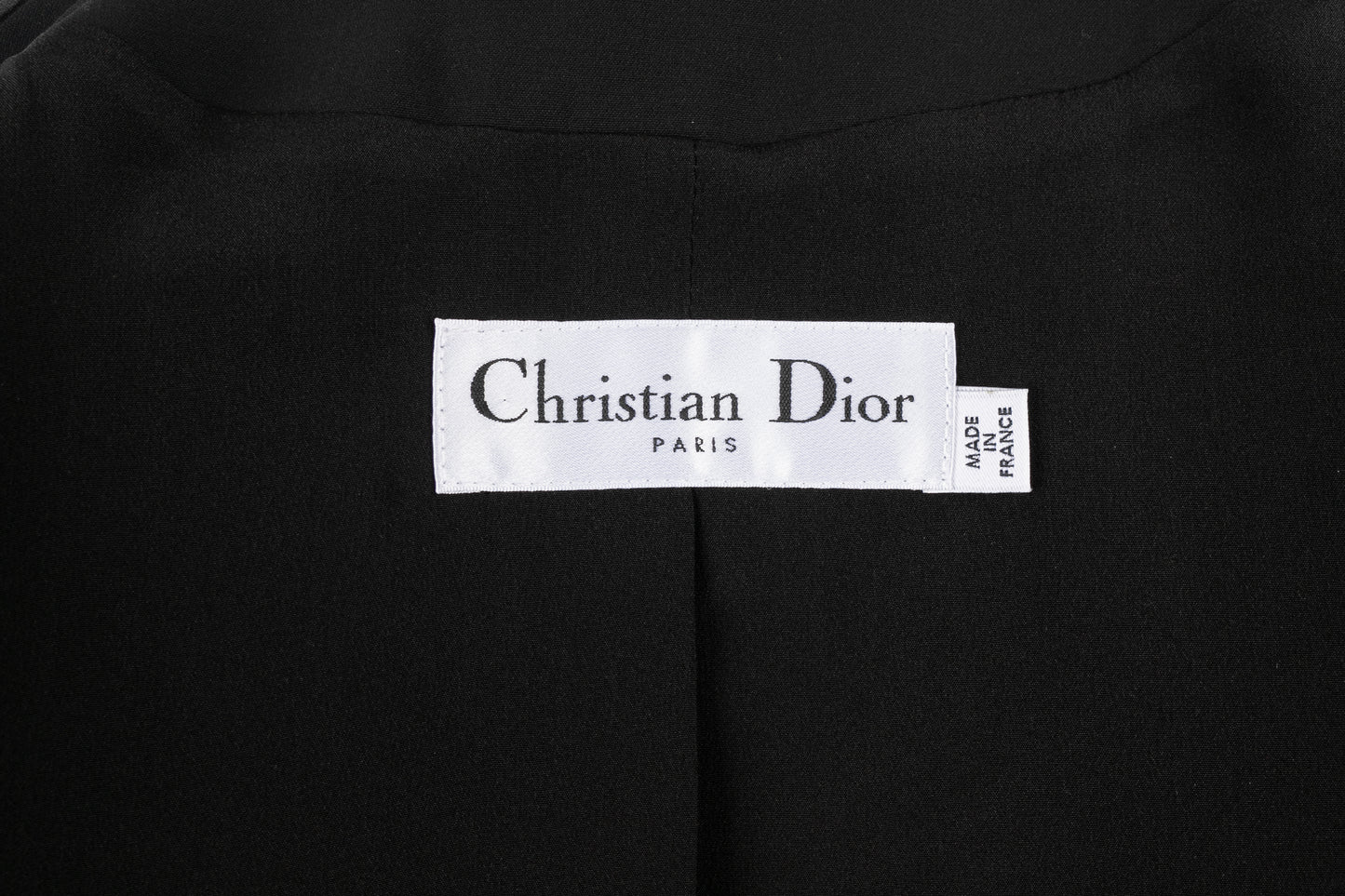 Veste noire Dior