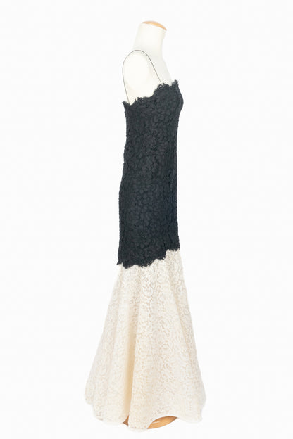 Robe en guipue Yves Saint Laurent Haute Couture 