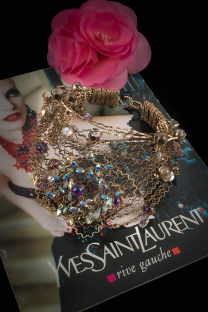 Collier court Yves Saint Laurent Haute Couture 