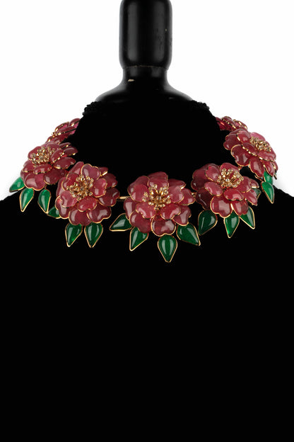 Collier fleurs Augustine