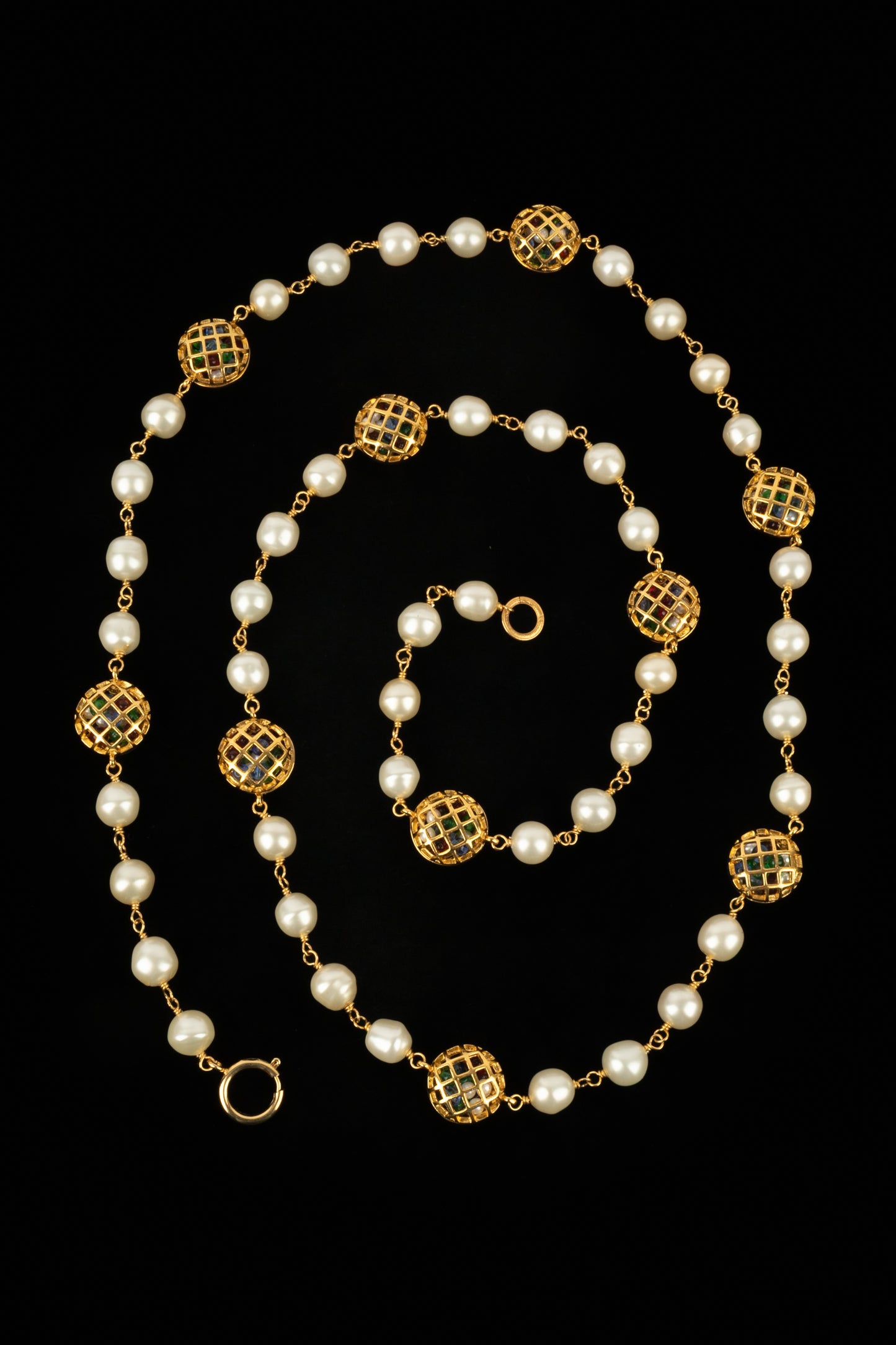 Collier de perles Chanel 1990's