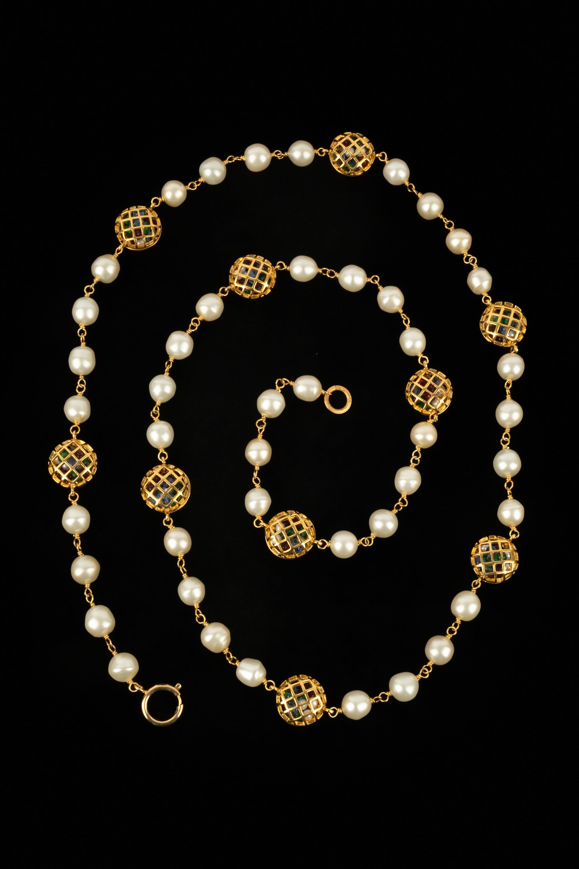 Collier de perles Chanel 1990's