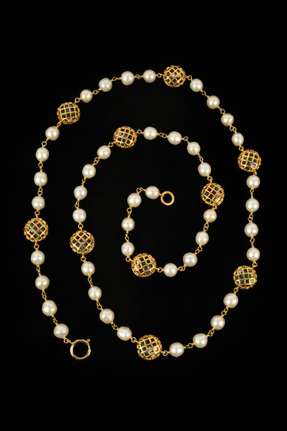 Collier de perles Chanel 1990's