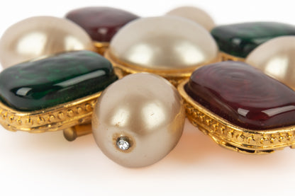 Broche croix Chanel 1990's