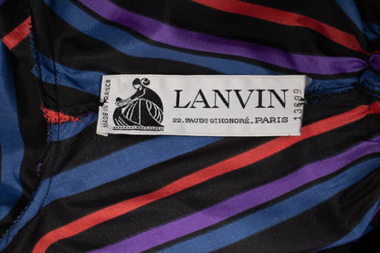 Robe à rayures Lanvin