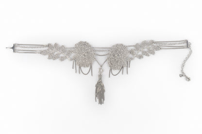 Collier argenté Dior