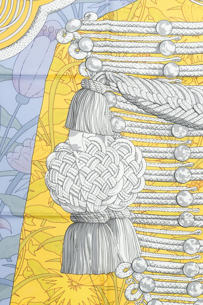 Foulard / Carré "Brandebourgs Fleuris" double face Hermès