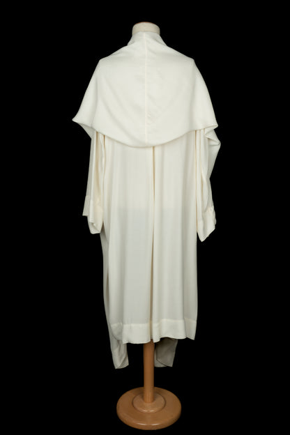 Longue veste blanche Alaïa 1985's