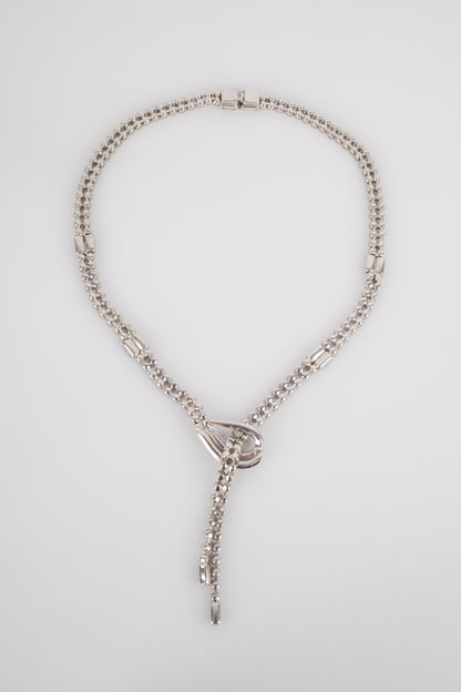 Collier strassé vintage