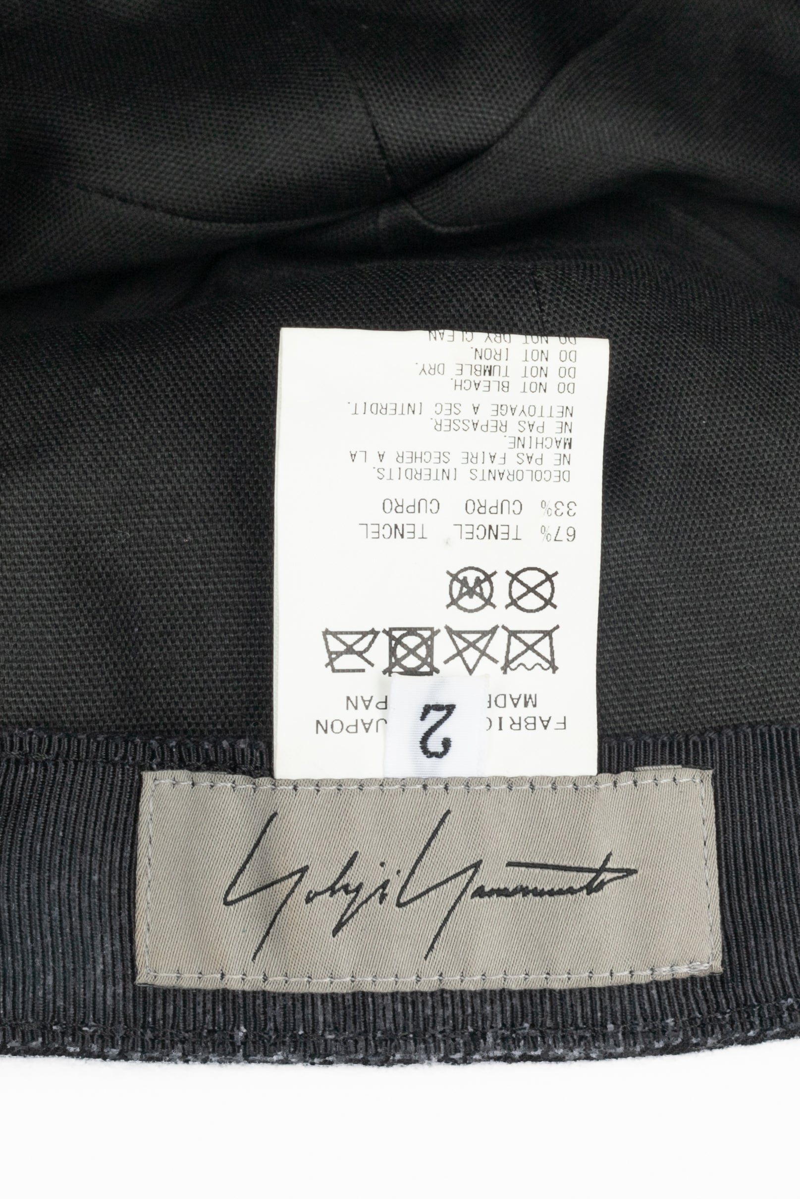 Casquette Yohji Yamamoto 