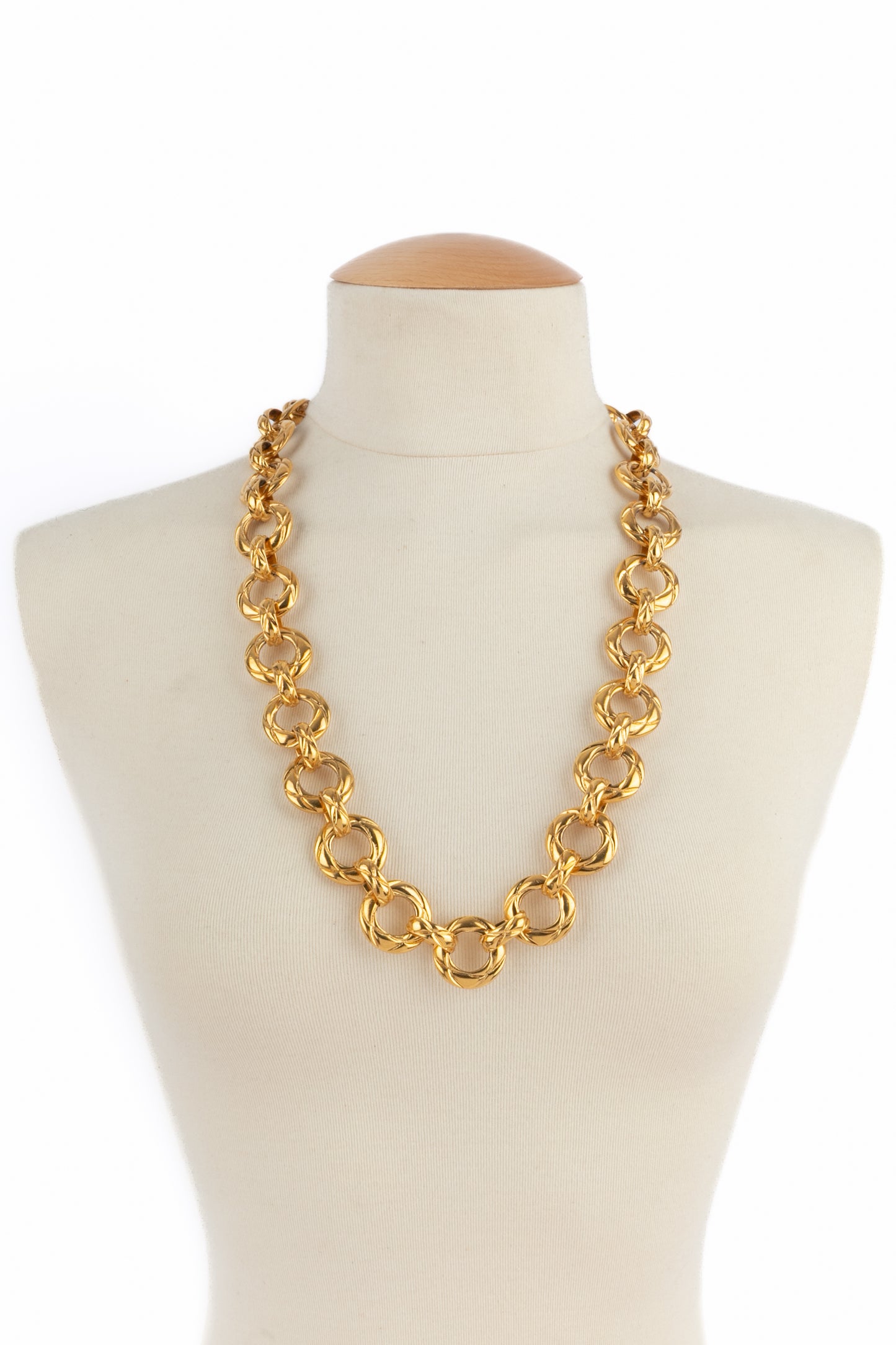 Collier chaine Chanel 1990's