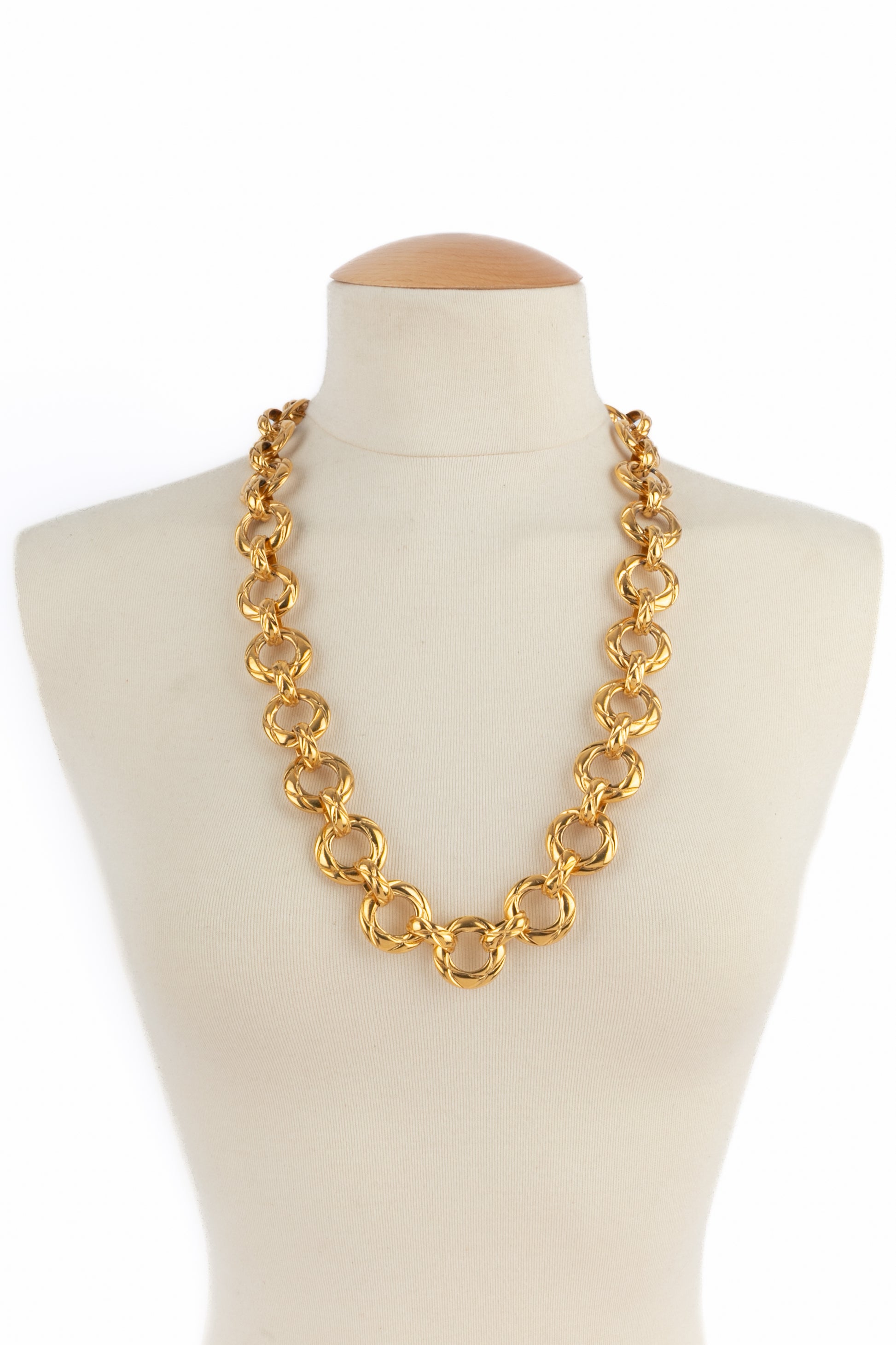 Collier chaine Chanel 1990's