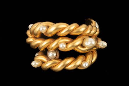 Bracelet manchette Chanel 1990