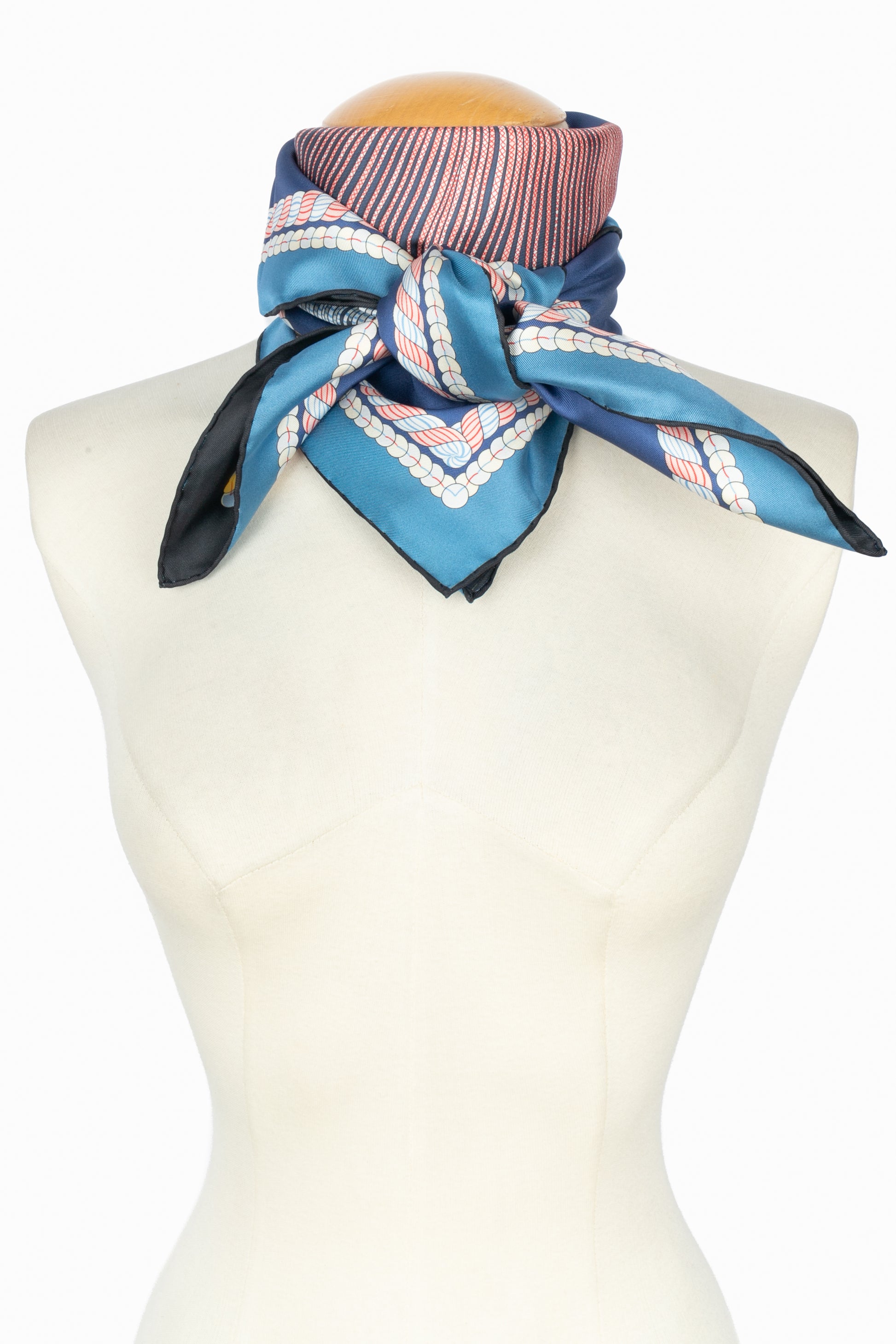 Foulard / Carré "Epaulettes de Gala" double face Hermès