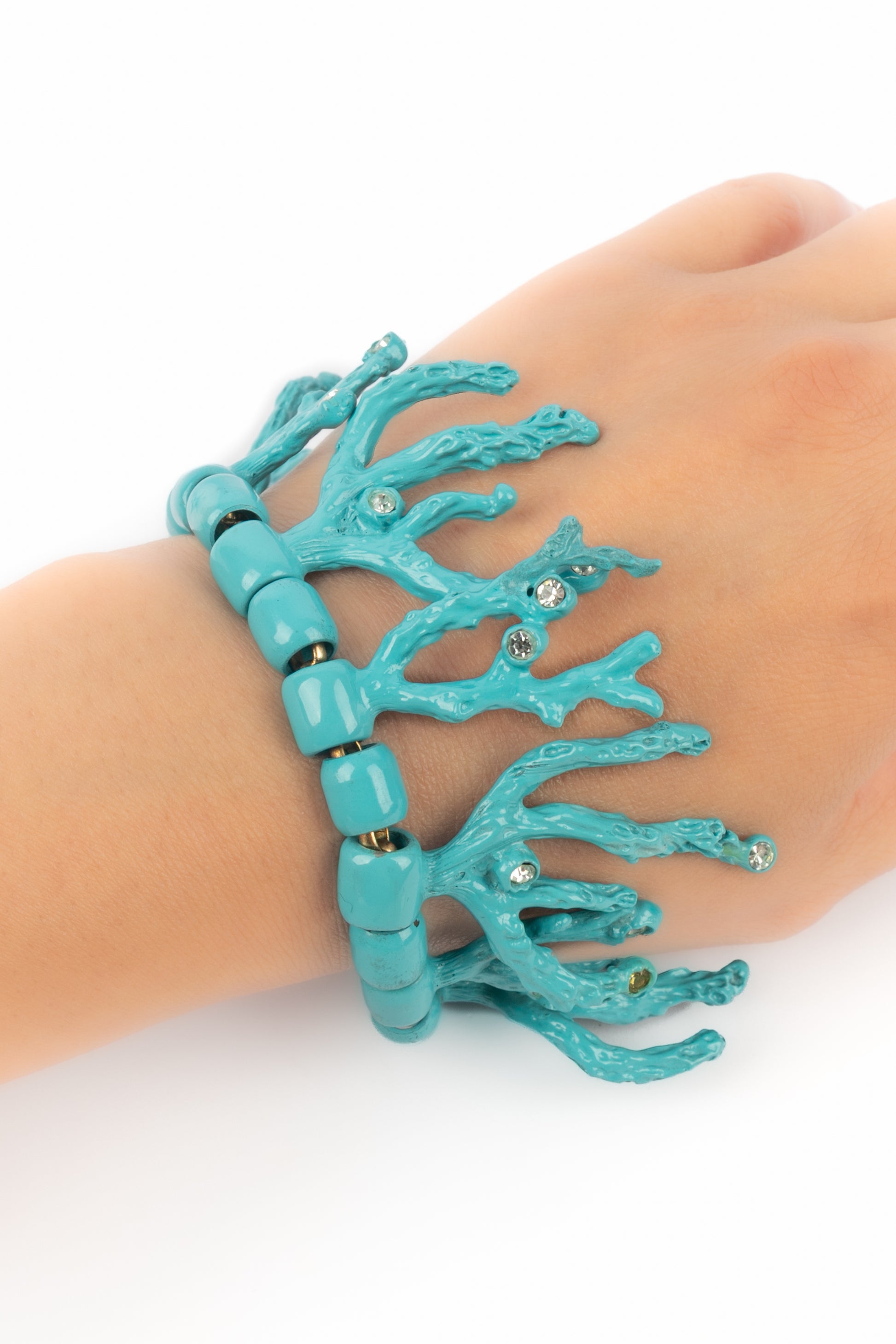 Bracelet corail Yves Saint Laurent