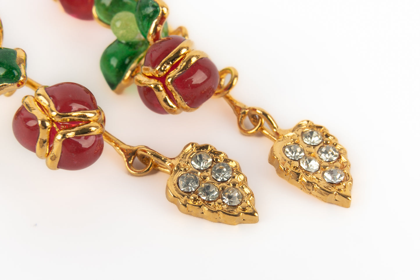 Boucles d'oreilles roses Augustine