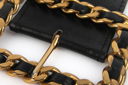 Ceinture en cuir Chanel 1991