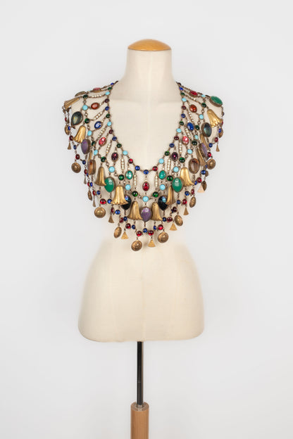 Collier plastron "Egyptien" Théâtre 