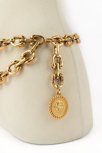 Ceinture "tête de lion" Chanel 