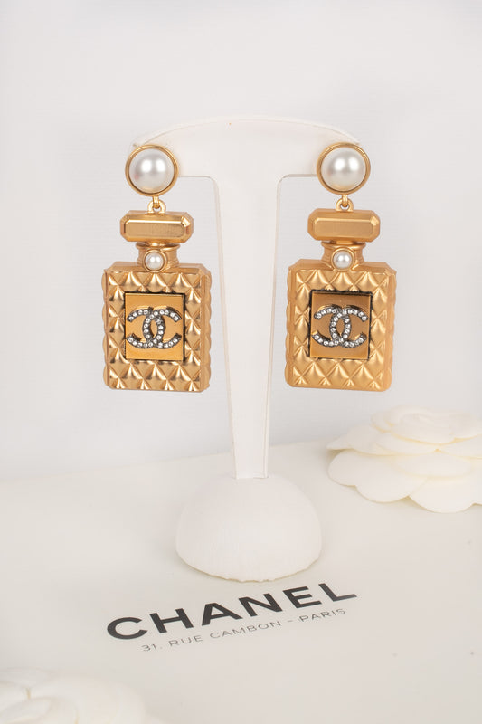 Boucles d'oreilles "Flacons" Chanel