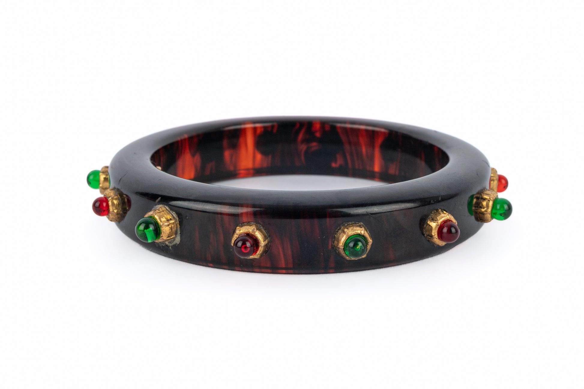 Bracelet en bakelite Chanel 1985