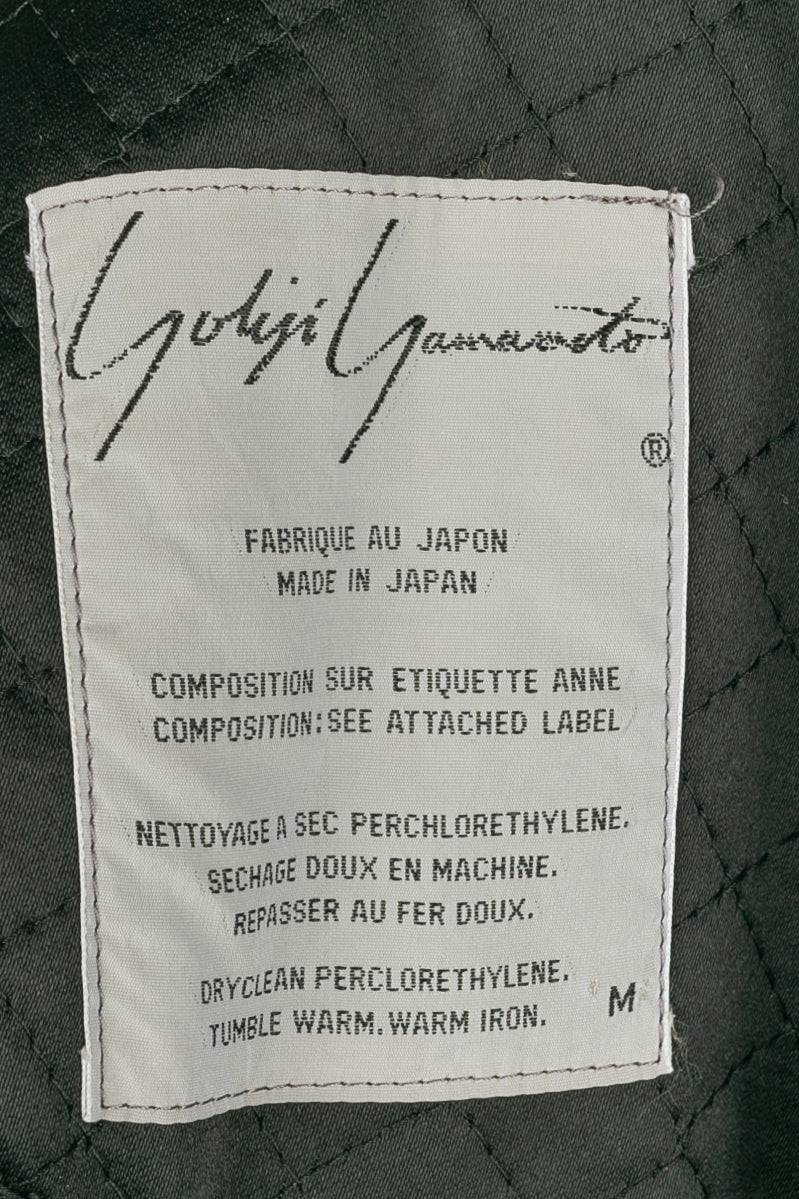 Veste noire homme Yamamoto