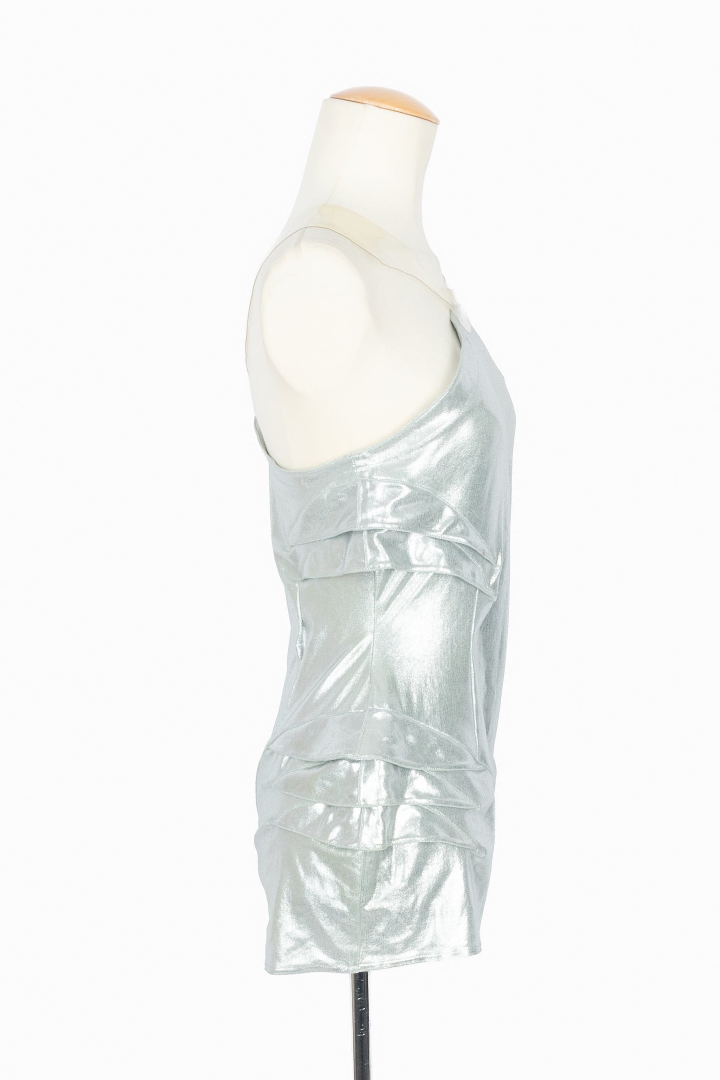 Combinaison argentée Thierry Mugler 1989