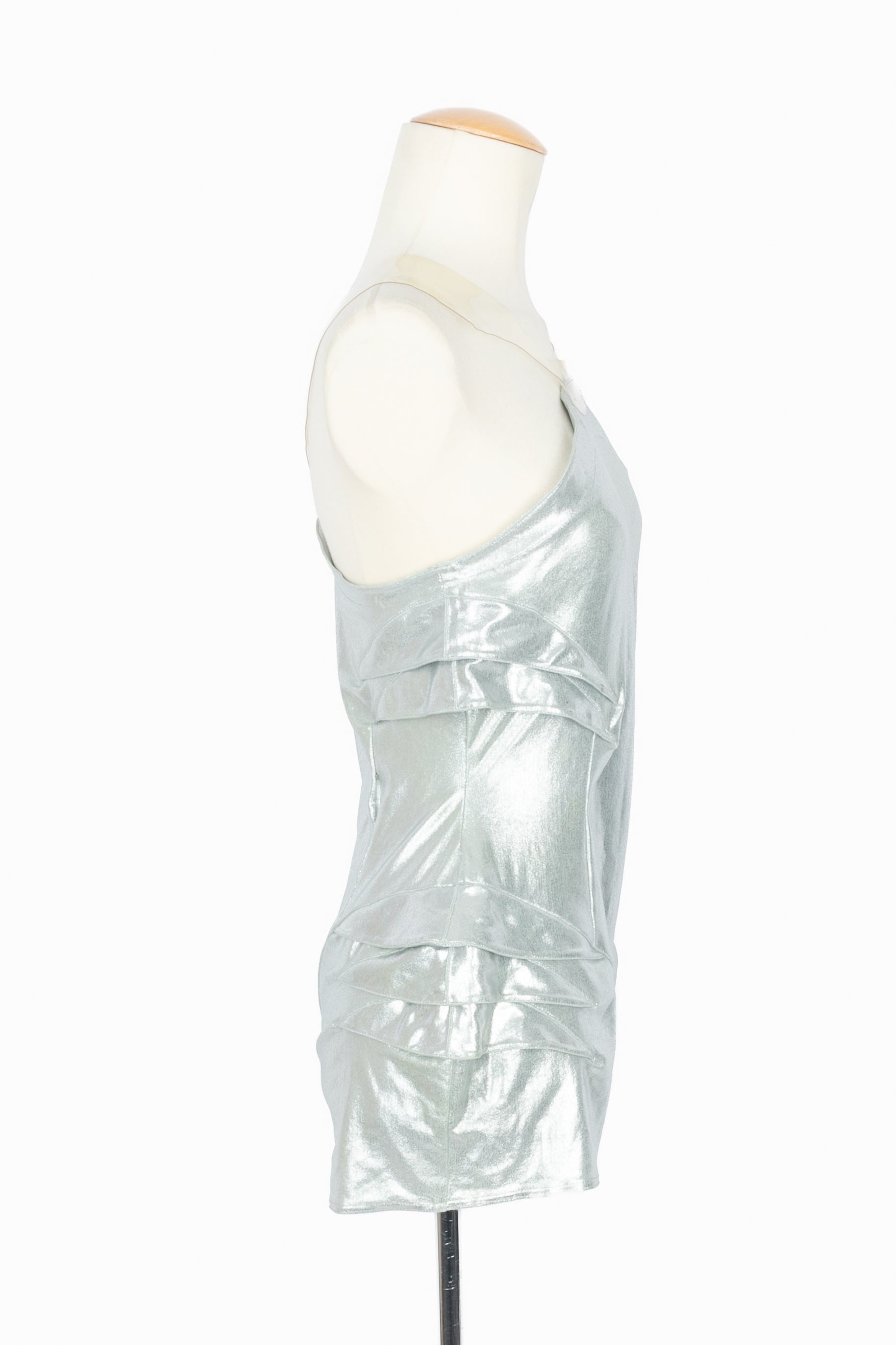 Combinaison argentée Thierry Mugler 1989