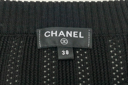 Haut en maille noire Chanel