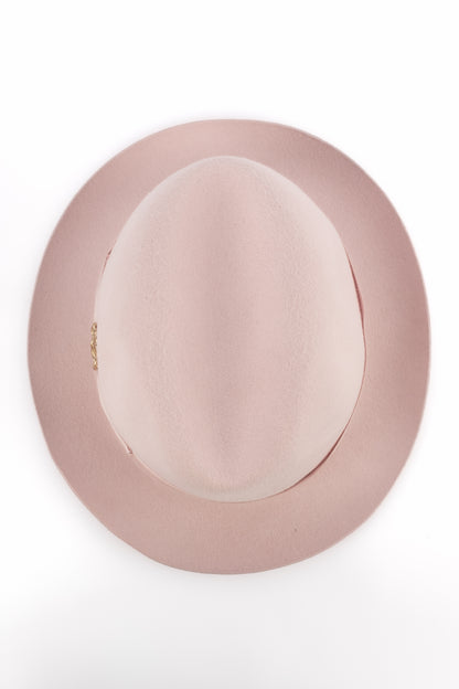 Chapeau borsalino rose Elie Saab