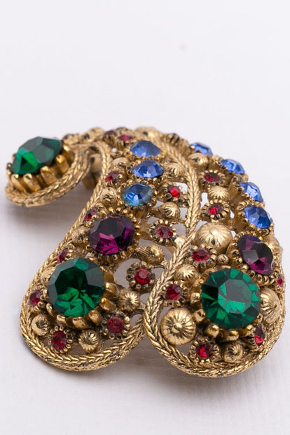 Broche strass Nina Ricci