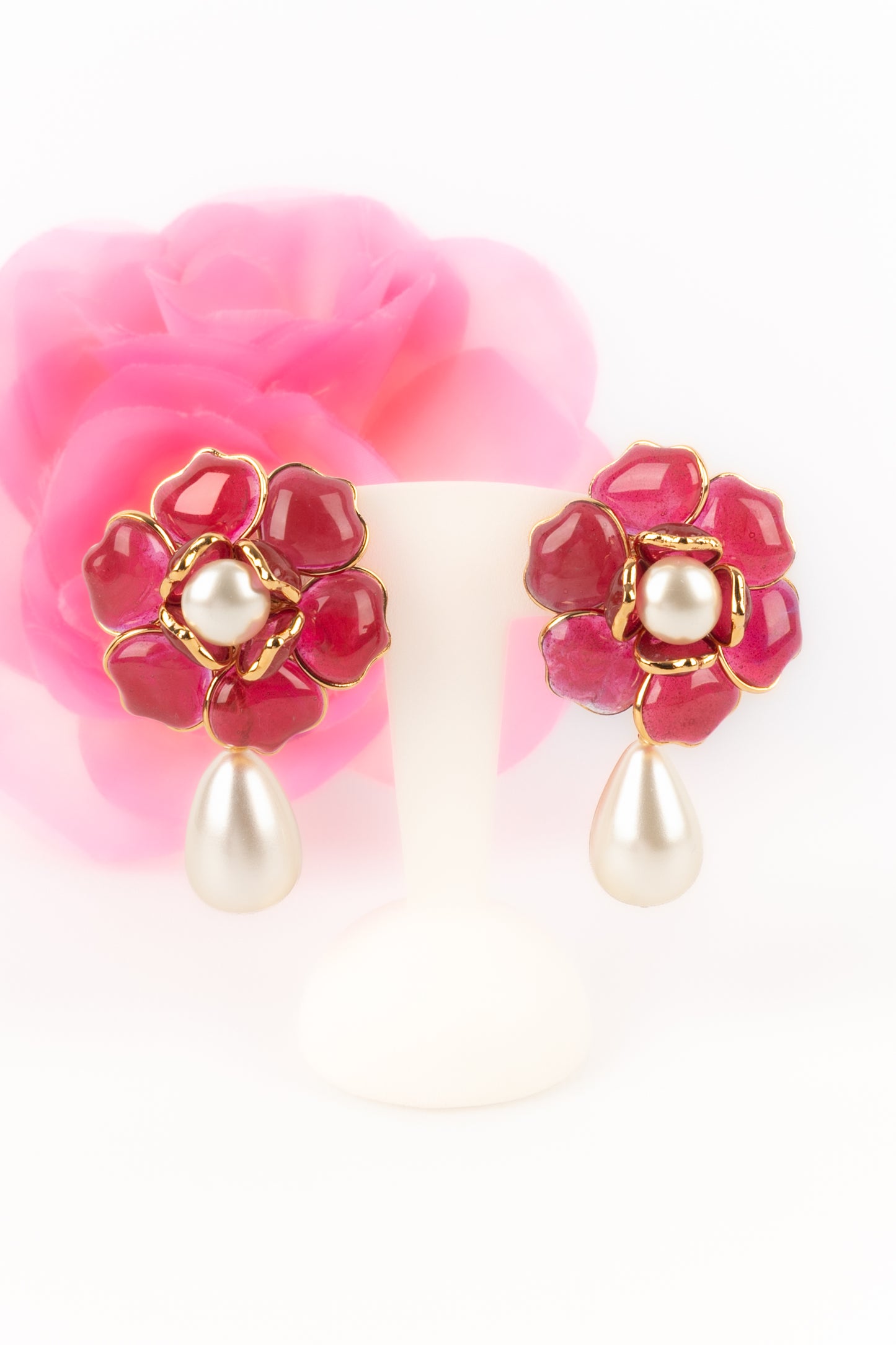 Boucles d'oreilles fleurs Augustine