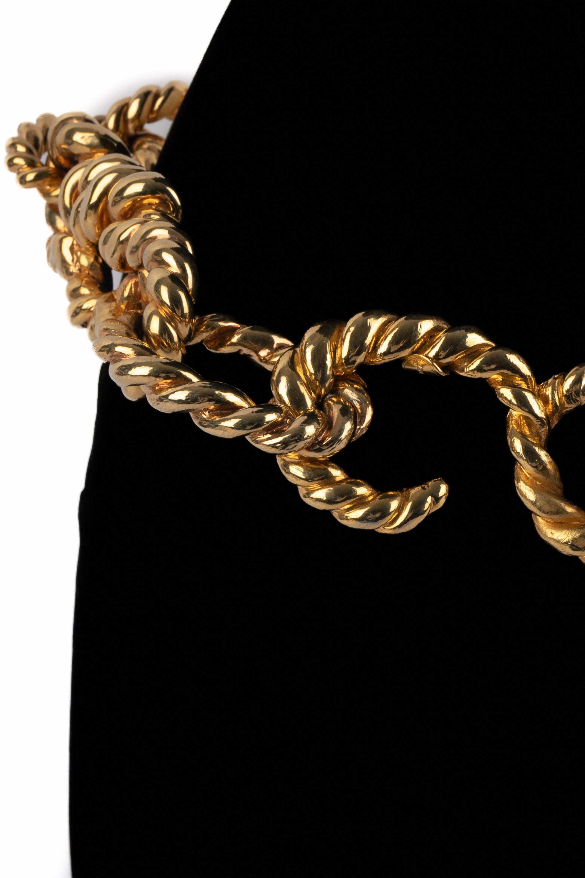 Ceinture dorée Chanel Printemps-Eté 1990