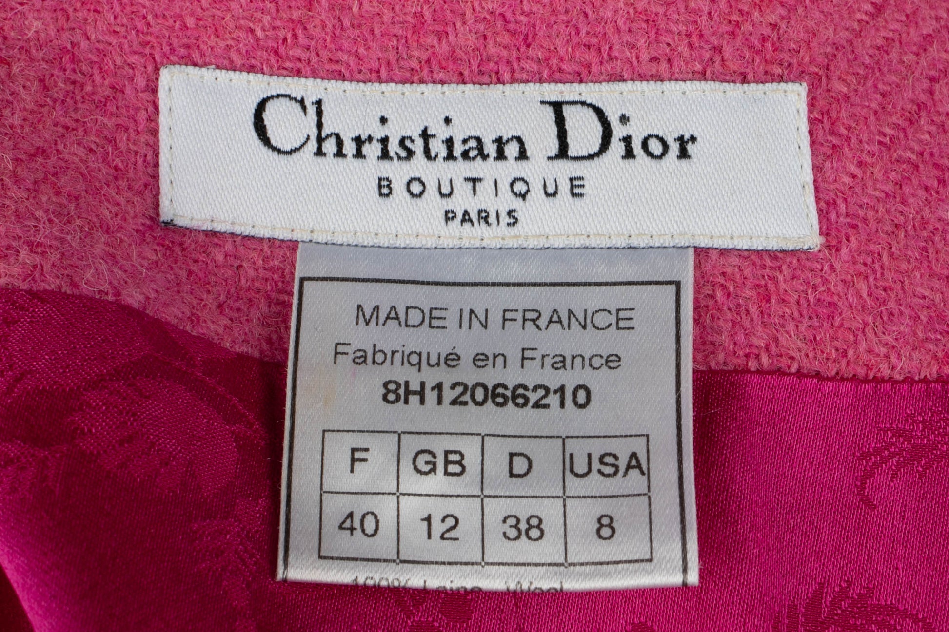 Ensemble Christian Dior Hiver 1998