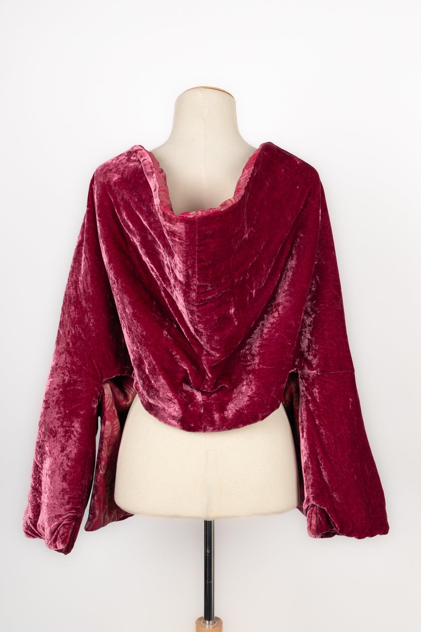 Veste en velours rose Étro 