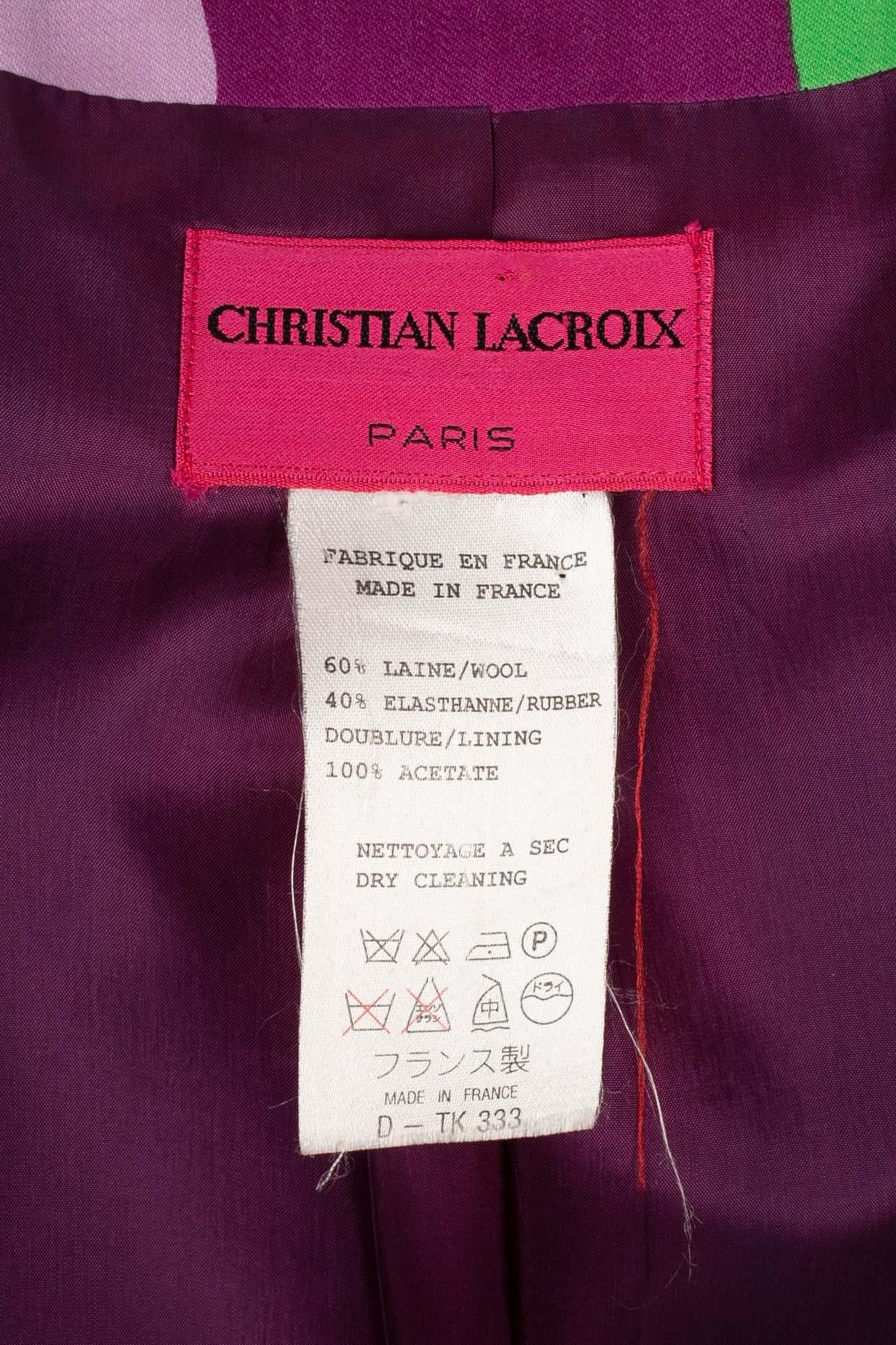 Veste Christian Lacroix