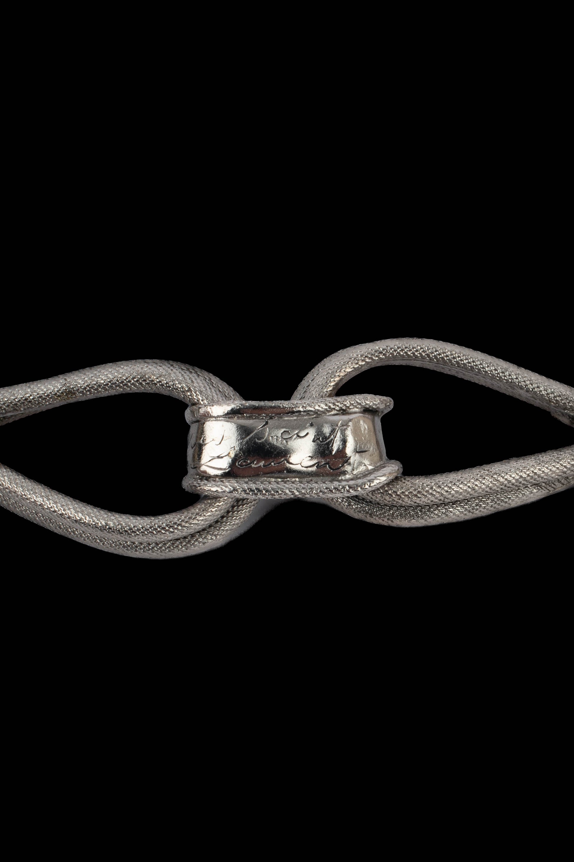 Ceinture argenté Yves Saint Laurent