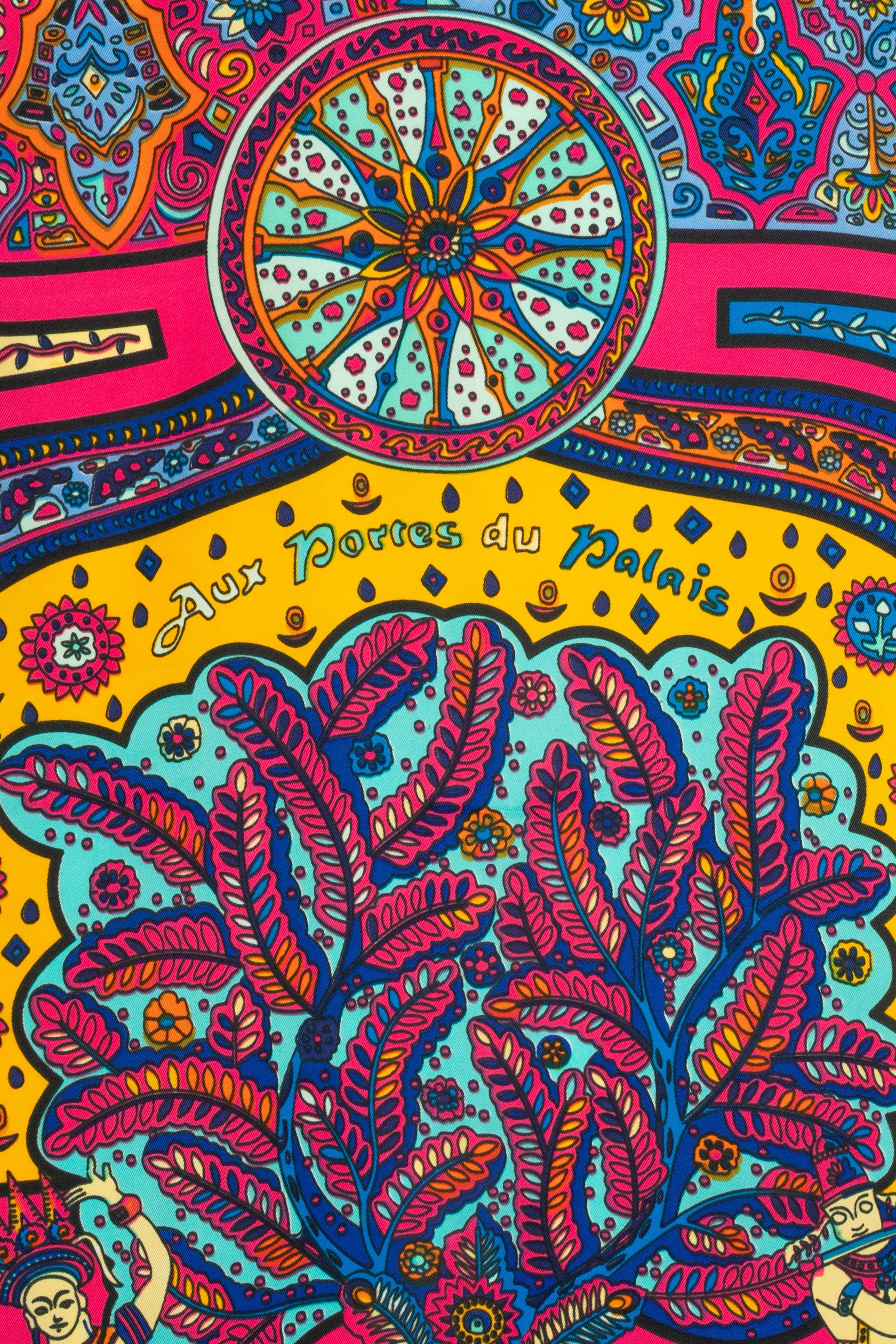 Foulard "Aux portes du palais" Hermès