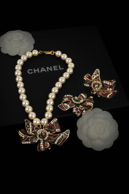 Parure "Noeud" Chanel 1980's