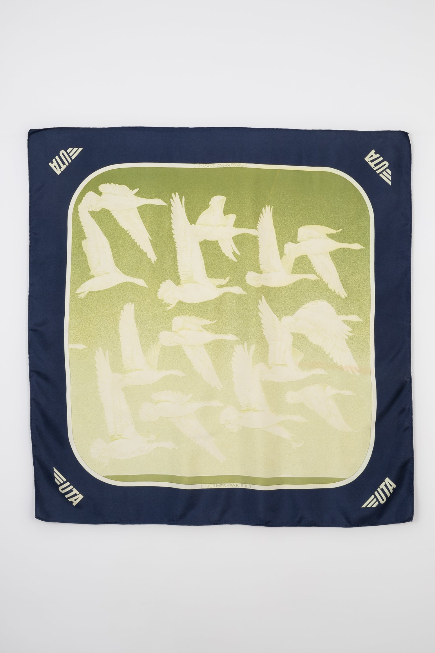 Foulard "Oiseaux migrateurs" Hermès