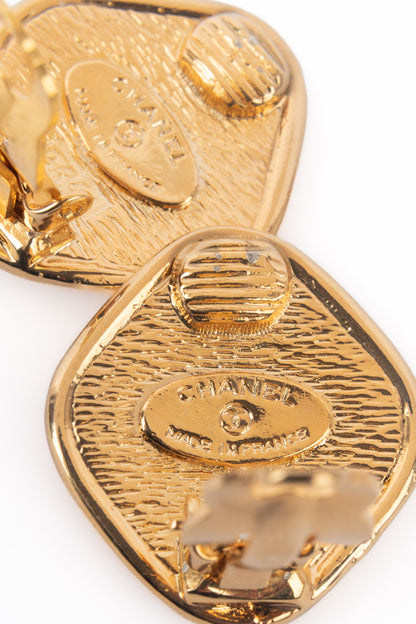 Boucles d'oreilles cc Chanel 1980's