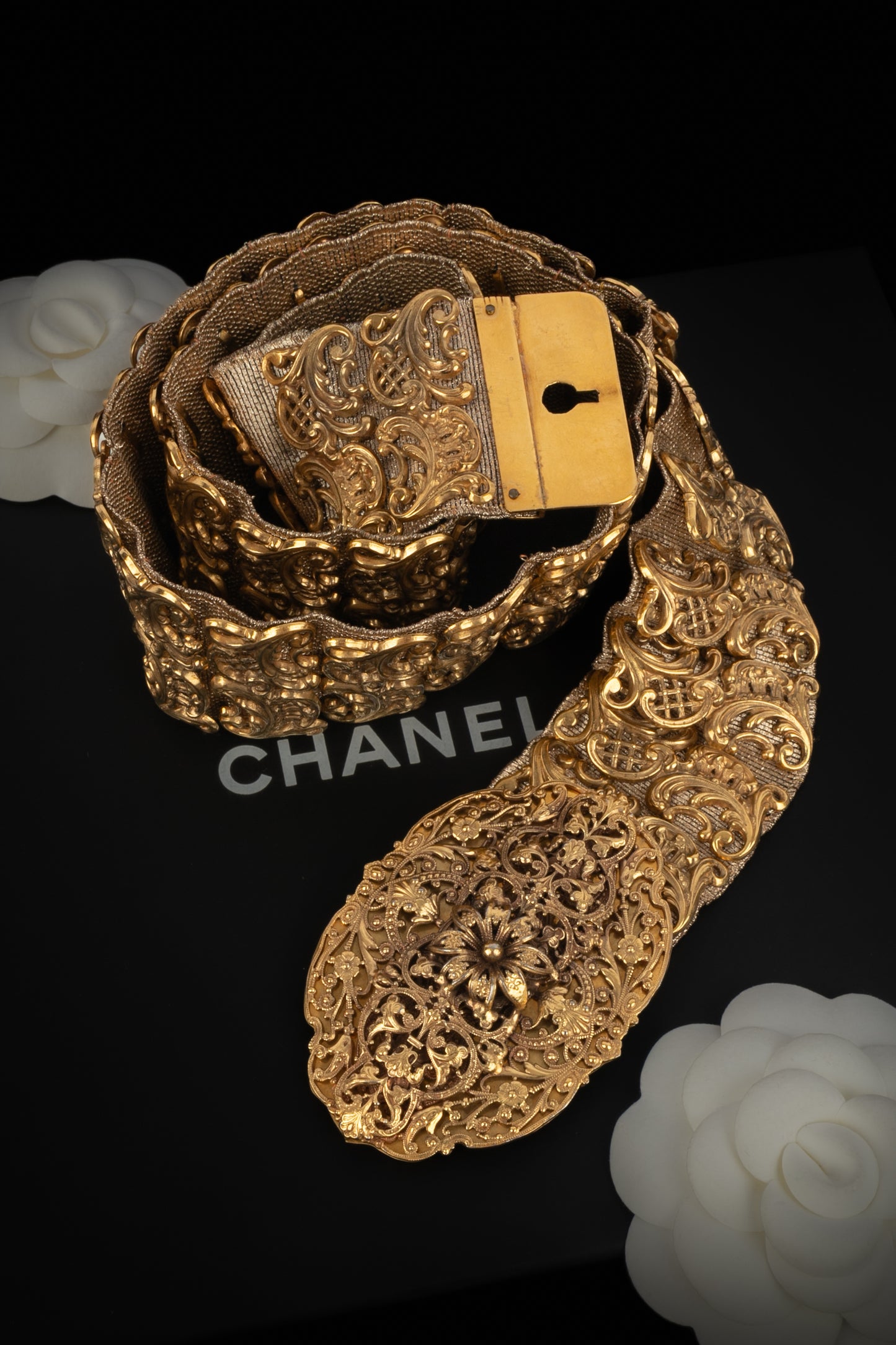 Ceinture Chanel Haute Couture époque Coco