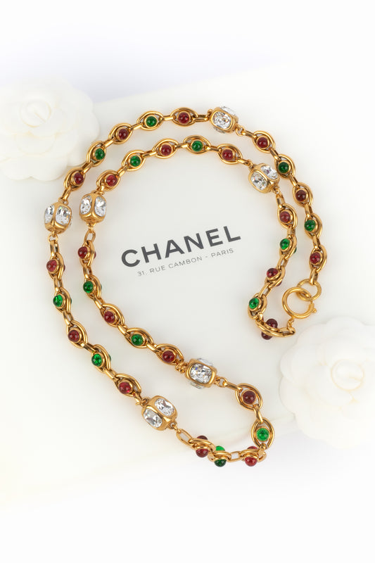Collier en pâte Chanel 1990's