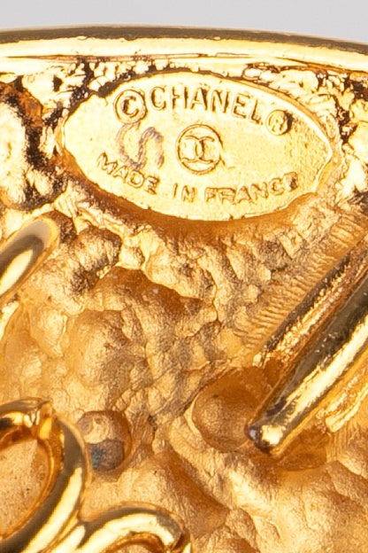 Ceinture dorée Chanel 1980's