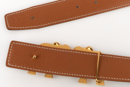 Ceinture "éléphants" Hermès