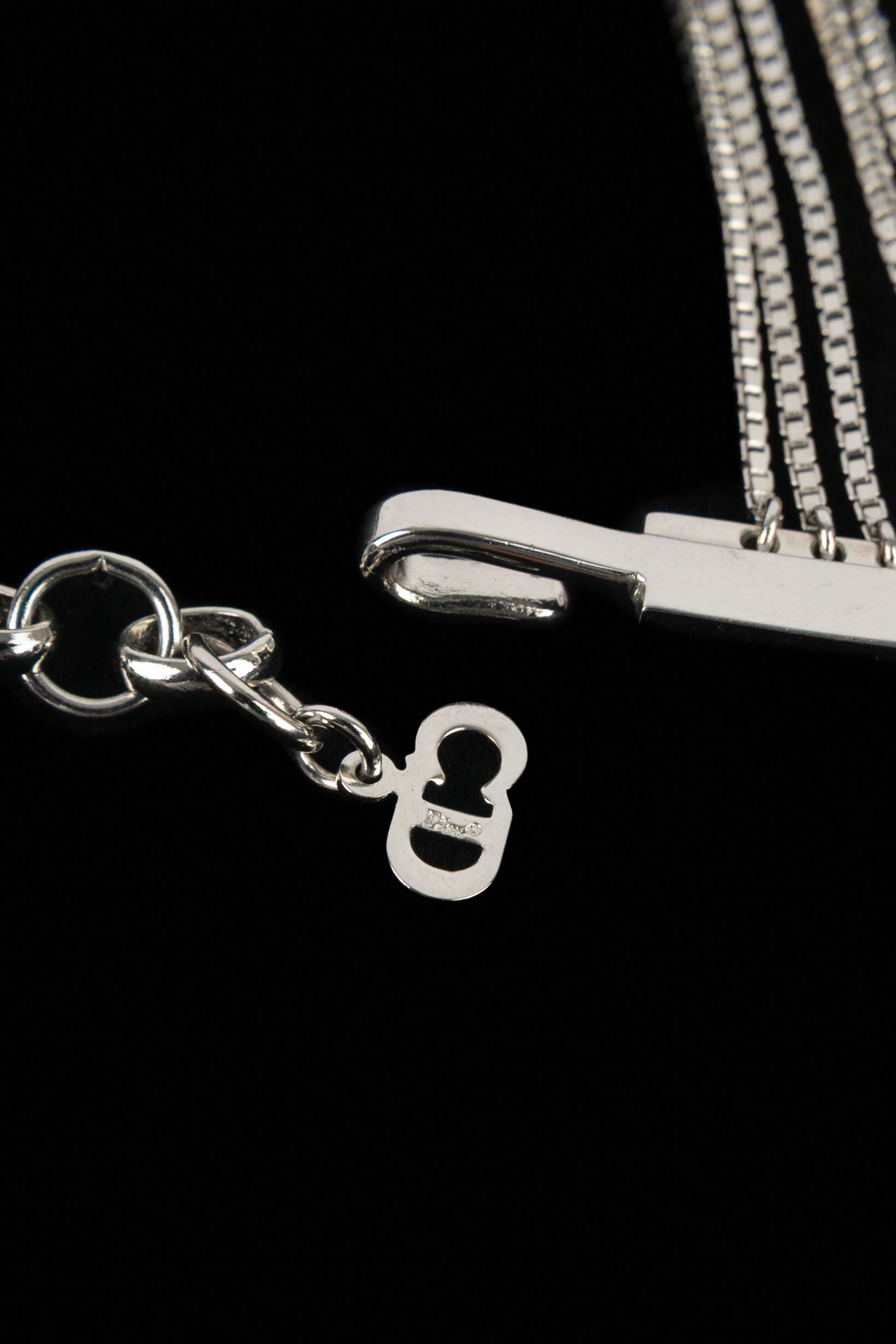 Ceinture argentée Christian Dior