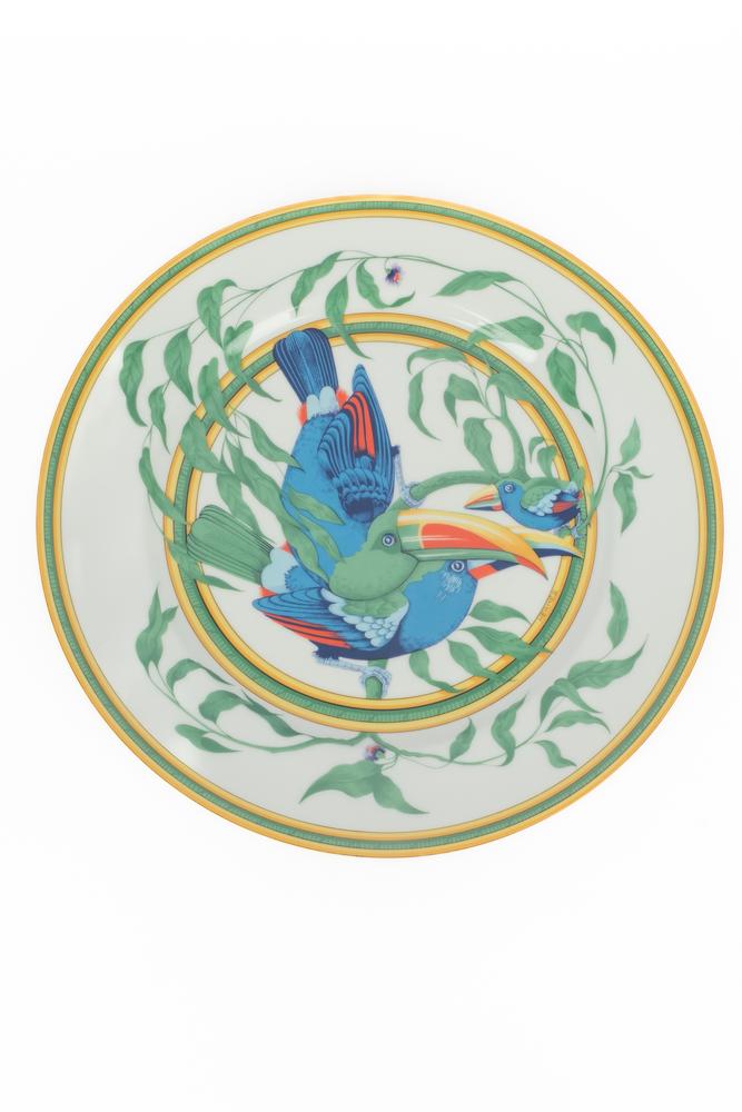  Vaisselles "Le Toucans" Hermès 1986